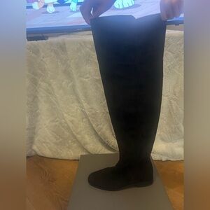 Ann Taylor Black Carlene Over-the-Knee Boots